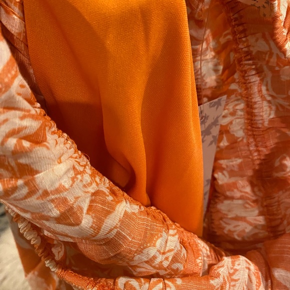 Floral lined wide-leg jumpsuit - Picture 8 of 10